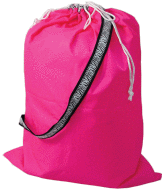 Hot Pink Zebra Laundry Bag