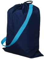 Navy/Aqua Laundry Bag